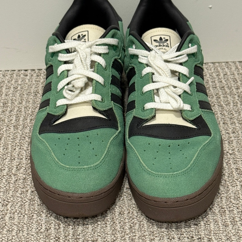 Adidas Rivalry 86 Low Preloved Green Gum Men’s Size 11 - Picture 2 of 6